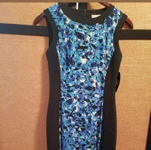 New York & Company Black Sided wBlue White Floral